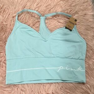 PINK Victoria's Secret Aqua Sports Bra
